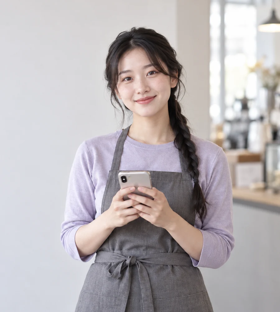 울산 개인돈 상담을 휴대전화로 안내받는 고객